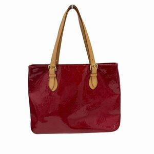 Louis Vuitton Brentwood Monogram Vernis Tote Red Pomme D’Amour Edition